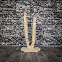 Kratzstamm 80 cm hoch Natur Holz Design Kratzbaum 2873 Naturkratzbaum