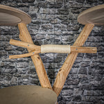 Naturkratzbaum 176 cm hoch Kratzbaum Natur Holz Design 2877 Katzenbaum