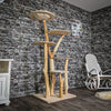 Naturkratzbaum 2908 Kratzbaum Natur Holz Design 176 cm hoch Katzenbaum