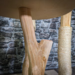 Naturkratzbaum 2908 Kratzbaum Natur Holz Design 176 cm hoch Katzenbaum