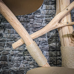 Naturkratzbaum 170 cm hoch Kratzbaum Natur Holz Design 2909 Katzenbaum