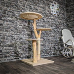 Naturkratzbaum 114 cm hoch Kratzbaum Natur Holz Design 2912 Katzenbaum