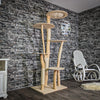 Naturkratzbaum 2921 Kratzbaum Natur Holz Design 195 cm hoch Katzenbaum