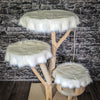 Naturkratzbaum 123 cm hoch Kratzbaum Natur Holz Design 2939 Katzenbaum