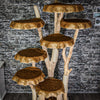 Naturkratzbaum 2952 Kratzbaum Natur Holz Design 228 cm hoch Katzenbaum