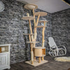 Naturkratzbaum 2952 Kratzbaum Natur Holz Design 228 cm hoch Katzenbaum