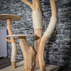 Naturkratzbaum 2954 Kratzbaum Natur Holz Design 205 cm hoch Katzenbaum
