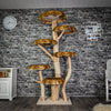 Naturkratzbaum 2954 Kratzbaum Natur Holz Design 205 cm hoch Katzenbaum