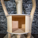 Naturkratzbaum 209 cm hoch Kratzbaum Natur Holz Design 2956 Katzenbaum