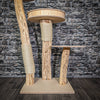 Naturkratzbaum 3016 Kratzbaum Natur Holz Design 122 cm hoch Katzenbaum