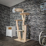RESERVIERT Naturkratzbaum 3017 Kratzbaum Natur Holz Design 175 cm hoch Katzenbaum