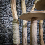 Naturkratzbaum 3070 Kratzbaum Natur Holz Design 175 cm hoch Katzenbaum
