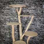 Naturkratzbaum 3070 Kratzbaum Natur Holz Design 175 cm hoch Katzenbaum