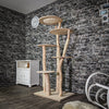Naturkratzbaum 3070 Kratzbaum Natur Holz Design 175 cm hoch Katzenbaum