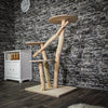 Naturkratzbaum 3111 Kratzbaum Natur Holz Design 122 cm hoch Katzenbaum