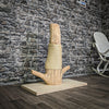 Kratzstamm 3116 Natur Holz Design Kratzbaum 80 cm hoch Naturkratzbaum