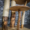Naturkratzbaum 3122 Kratzbaum Natur Holz Design 193 cm hoch Katzenbaum