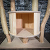 Naturkratzbaum 3130 Kratzbaum Natur Holz Design 198 cm hoch Katzenbaum