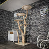 Naturkratzbaum 3132 Kratzbaum Natur Holz Design 208 cm hoch Katzenbaum