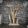 Naturkratzbaum 3144 Kratzbaum Natur Holz Design 143 cm hoch Katzenbaum