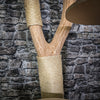 Naturkratzbaum 3208 Kratzbaum Natur Holz Design 201 cm hoch Katzenbaum