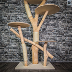 Naturkratzbaum 3226 Kratzbaum Natur Holz Design 192 cm hoch Katzenbaum