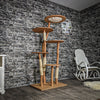 Naturkratzbaum 3231 Kratzbaum Natur Holz Design 175 cm hoch Katzenbaum