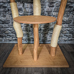 Naturkratzbaum 3231 Kratzbaum Natur Holz Design 175 cm hoch Katzenbaum