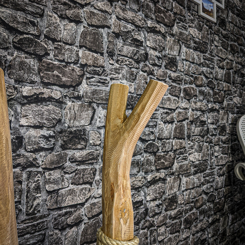 Naturkratzbaum 3234 Kratzbaum Natur Holz Design 103 cm hoch Katzenbaum