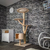 Naturkratzbaum 3242 Kratzbaum Natur Holz Design 160 cm hoch Katzenbaum