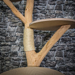 Naturkratzbaum 3242 Kratzbaum Natur Holz Design 160 cm hoch Katzenbaum