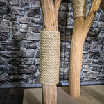 Naturkratzbaum 3259 Kratzbaum Natur Holz Design 146 cm hoch Katzenbaum