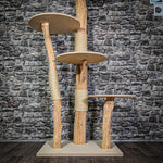 Naturkratzbaum 3262 Kratzbaum Natur Holz Design 174 cm hoch Katzenbaum