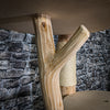 Naturkratzbaum 3262 Kratzbaum Natur Holz Design 174 cm hoch Katzenbaum