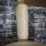 Naturkratzbaum 3290 Kratzbaum Natur Holz Design 174 cm hoch Katzenbaum