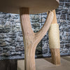 Naturkratzbaum 3302 Kratzbaum Natur Holz Design 175 cm hoch Katzenbaum