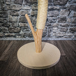 Kratzstamm 3329 Natur Holz Design Kratzbaum 120 cm hoch Naturkratzbaum