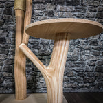 Naturkratzbaum 3348 Kratzbaum Natur Holz Design 206 cm hoch Katzenbaum