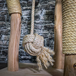 Naturkratzbaum 3362 Kratzbaum Natur Holz Design 208 cm hoch Katzenbaum
