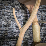 Naturkratzbaum 3362 Kratzbaum Natur Holz Design 208 cm hoch Katzenbaum