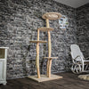 Naturkratzbaum 3364 Kratzbaum Natur Holz Design 174 cm hoch Katzenbaum