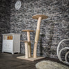 Naturkratzbaum 3380 Kratzbaum Natur Holz Design 120 cm hoch Katzenbaum