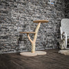 Naturkratzbaum 3397 Kratzbaum Natur Holz Design 82 cm hoch Katzenbaum