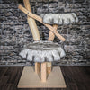 Naturkratzbaum 3409 Kratzbaum Natur Holz Design 119 cm hoch Katzenbaum