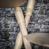 Naturkratzbaum 3412 Kratzbaum Natur Holz Design 190 cm hoch Katzenbaum