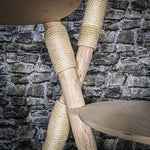 Naturkratzbaum 3412 Kratzbaum Natur Holz Design 190 cm hoch Katzenbaum