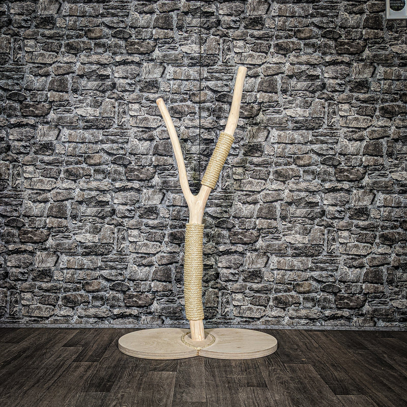 RESERVIERT Kratzstamm 3420 Natur Holz Design Kratzbaum 118 cm hoch Naturkratzbaum