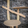 Naturkratzbaum 3434 Kratzbaum Natur Holz Design 135 cm hoch Katzenbaum