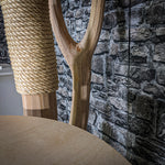 Naturkratzbaum 3452 Kratzbaum Natur Holz Design 176 cm hoch Katzenbaum