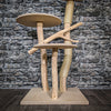 Naturkratzbaum 3456 Kratzbaum Natur Holz Design 116 cm hoch Katzenbaum